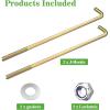 imageGolf Cart Battery Hold Down Rods Kit for Yamaha Gas G14 G16 G20 G22 G23 G27 G28 and G22 Electric and Club Car DS Electric Years 19762006 102845203 JN3H213300 JN2H213300