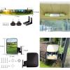imageUniversal Golf Cart Rear View Mirror Wide Rear View Convex and Folding Side View Mirrors Kit for Club Car EZGO and Other