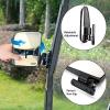 imageUniversal Golf Cart Rear View Mirror Wide Rear View Convex and Folding Side View Mirrors Kit for Club Car EZGO and Other