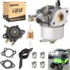 image10L0L Carburetor Fuel Pump Kit for EZGO Golf Cart TXT Medalist Marathon 1991up 4Cycle with 295cc Engines Replace OEM 72840G01 26645G01 72558G02 26726G01 26727G01 603901 17553