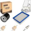 image10L0L Golf Cart DS Tune Up Kit for Club Car DS Gas 4 Cycle 1992 UP Models with FE290FE350 Engines with Air Filter Oil Filter F7TC Spark PlugOEM 1013684 1015426 1016467