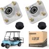 image10L0L Golf Cart Front Wheel Hub Assembly 2 PCS for Club Car DS ampamp Precedent 2003up OEM 102357701 with Hub BearingOil SealDust Cover