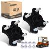 image10L0L Golf Cart Rear Axle Hub Assembly Rear Wheel Hub Flange Plate for 2008up EZGO RXV Gas ampamp Electric Golf Cart 2 Pack OEM 604112 615604 70968G03