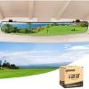 image10L0L Golf Cart Rear View Mirror for Yamaha EZGO Club Car 165quot Extra Wide 180 Degree Panoramic Rearview Mirror