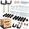 image10L0L Golf Cart Repair Bushing Kits  Golf Cart Front Rear End Repair Bushing Kits for Club Car DS 1993 Up  Front Suspension UpperLower Rear Kit with Leaf Spring Bushings Sleeve Kit