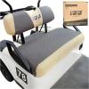 image10L0L Golf Cart Seat Covers for EZGO TXT RXV ampamp Club Car DS 2000up Breathable Air Mesh Fabric Washable  Red BlackGraybeige