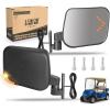 image10L0L Golf Cart Side Rear View Mirror Set With Turn Signals Compactible with EZGO Club Car Yamaha Gas ampamp Electric Golf Carts