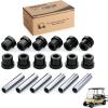 image10L0L Golf Cart Spring Bushing Kit for Club Car DS 1981Up and EZGO TXTMedalist 1994up  Front Rear Leaf Spring Bushing with Sleeve Kits 70289G0270291G0110123031015583