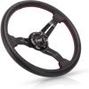 image10L0L Golf Cart Steering Wheel Universal Design Fit Yamaha EZGO RXV ampamp TXT Club Car DS Club Car Precedent Tempo Most Golf CartCarbon black