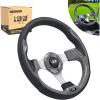 image10L0L Golf Cart Steering Wheel for Yamaha EZGO TXTRXVValor Club Car DSPrecedentOnwardTempo Golf CartsCarbon Fibre