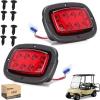 image10L0L Golf Cart Taillight Kit for Yamaha G14 G16 G19 G22 Club Car DS with 3 Wire Wiring Plug Turn Signal And Brake Light Golf Cart Rear Tail Light OEM 1017035