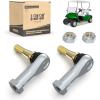 image10L0L Golf Cart Tie Rod Ends Ball Joint Kit for EZGO 2 Pack for EZGO TXT Tie Rod End Fits for EZGO Golf Cart Electric ampamp Gas Carts 2001  UP 70902G01 ampamp 70902G02 Driver ampamp Passenger Side