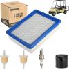 image10L0L Golf Cart Tune Up Kit for Club Car DS 1992Up FE290FE350 Gas Engine  Full Maintenance Kit with Oil Fuel Air Filters ampamp NGK Spark Plug  OEM 1013684