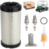image10L0L Golf Cart Tune Up Kit for EZGO TXT 20052009 WMCI Motor RXV 2008up WRobbins Engine ST350 Workhorse 1996up Gas Vehicles Air Oil Fuel Filter Spark Plug Replacement Kit