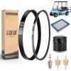 image10L0L Golf Cart Tune Up Kit with Drive Belt ampamp Starter Generator Belt for 19922004 Club Car DS Gas Model W FE290 FE350 Kawasaki Engine Include Air Filter Fuel Filter Spark Plug