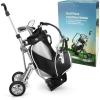 image10L0L Golf Gifts for Men Golf Pen Holder Stocking Stuffers for Golfers Funny Gifts Unique Office Supplies Desk Decor Gift for Birthday Christmas Golf Tournament for Boss Dad Husband Golf Loverssilvery and black wo base