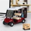 image10L0L Mini Golf Cart Alarm Clock LCD Display Calendar Golf Gifts for Men Fans Golfers Superior Race Souvenir NoveltyWhiteRed