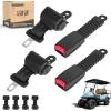 image10L0L Retractable Golf Cart Seat Belts4764quot  Universal Retractable Seat Belts for Yamaha EZGO Club Car Go Kart UTV Set of 2