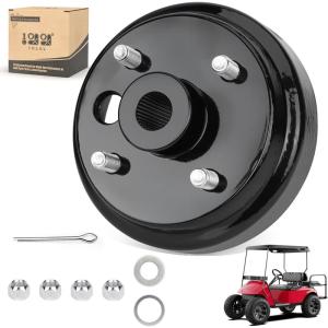 image10L0L Golf Cart Brake Drum Hub Assembly for EZGO 1991up with 4 Cycle Gas Engines Replace OEM 21807G1 21807G1 4184394