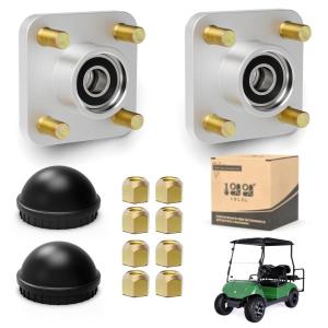 image10L0L Golf Cart Front Wheel Hub Assembly WHub BearingOil SealDust Cover for Yamaha G2G8G9G14G16G19G22G29 Drive Replace OEM JG5WF5111000JG5WF51100 Pack of 2