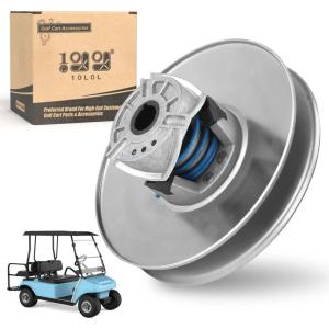 image10L0L Golf Cart Secondary Driven Clutch for Club Car DS ampamp Precedent1997UP Club Cart 4Cycle Gas Model OEM 101834001 5701  High TorqueSilver