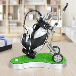 image10L0L Golf Gifts for Men Golf Pen Holder Stocking Stuffers for Golfers Funny Gifts Unique Office Supplies Desk Decor Gift for Birthday Christmas Golf Tournament for Boss Dad Husband Golf LoversSilver  Black
