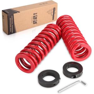 image10L0L Heavy Duty Rear Shock Coil Spring for Golf Cart Yamaha G14G1619G20G22G29Drive GampampE ModelsOne Part BlueRedRed Color