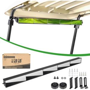 image10L0L Universal Golf Cart 5 Panel Mirror for EZGO Club Car Wide Angle Rear View Blind Spot Wink Mirror Compatible with Car SUV Van Truck etc