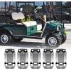 image10L0L 1220 Golf Cart Wheel Lug Nuts Kit for EZGO ampamp Club Car Replace OEM 14723G1 1701160 1010984 1011390 800573 Chrome Set of 16Chrome