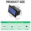 image10L0L 12V 24V 36V 48V 60V 72V Golf Cart Digital Voltmeter Waterproof Voltage Meter with LED Digital Volt Gauge DC5120V Compatible with Yamaha Club Car EZGO Boat
