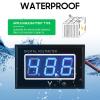 image10L0L 12V 24V 36V 48V 60V 72V Golf Cart Digital Voltmeter Waterproof Voltage Meter with LED Digital Volt Gauge DC5120V Compatible with Yamaha Club Car EZGO Boat