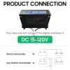 image10L0L 12V 24V 36V 48V 60V 72V Golf Cart Digital Voltmeter Waterproof Voltage Meter with LED Digital Volt Gauge DC5120V Compatible with Yamaha Club Car EZGO Boat