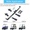 image10L0L 2 Passenger Universal Golf Cart Seat Belt Bracket Kit for Yamaha EZGO TXTRXV Club Car DSPrecedent Front Rear Seat Retractable Seatbelts 42quot Long