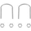 image10L0L 2PCS Golf Cart Heavy Duty Leaf Spring U Bolt The Nut Fits Club Car DS 1981up Golf Cart Replace 1014902