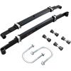 image10L0L 4 Leaf Club Car Precedent Heavy Duty Rear Leaf Spring Kit for Precedent Gas ampamp Electric 2004Up OEM 102509301102513001 with U Bolt and Bushings ampamp Sleeves