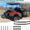 image10L0L 4 Leaf Club Car Precedent Heavy Duty Rear Leaf Spring Kit for Precedent Gas ampamp Electric 2004Up OEM 102509301102513001 with U Bolt and Bushings ampamp Sleeves