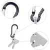 image10L0L 4 Pack Golf Cart Keys for Club Car DS 1982up Club Car Precedent 2004up Replace OEM 1012505With Dshaped Keychain