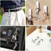 image10L0L 4 Pack Golf Cart Keys for Club Car DS 1982up Club Car Precedent 2004up Replace OEM 1012505With Dshaped Keychain
