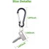 image10L0L 4 Pack Golf Cart Keys for Club Car DS 1982up Club Car Precedent 2004up Replace OEM 1012505With Dshaped Keychain