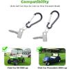 image10L0L 4 Pack Golf Cart Keys for Club Car DS 1982up Club Car Precedent 2004up Replace OEM 1012505With Dshaped Keychain