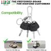 image10L0L 4 Pack Golf Cart Keys for Club Car DS 1982up Club Car Precedent 2004up Replace OEM 1012505with Spring Keychain