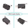 image10L0L 4 Pack Golf Cart Micro Switch 2 ampamp 3 Prong for Club Car DS Precedent OEM  10148071014240 1014805