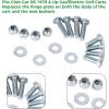 image10L0L Club Car DS Seat Hinge Set for 1979Up Golf Carts Seat Cushion Buckle Plate OEM 1011652 1012412  Male  Female