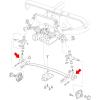 image10L0L Complete Front End King Pin Kit for Club Car Precedent 20035up GasElectric Golf Cart OEM 102287201 103638601 103638801