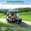 image10L0L Complete Rear Leaf Spring Bushing Sleeves Kit for EZGO RXV 2008up Electric ampamp Gas Golf Cart Replace OEM 620160 620161 624030