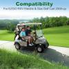 image10L0L Complete Rear Leaf Spring Bushing Sleeves Kit for EZGO RXV 2008up Electric ampamp Gas Golf Cart Replace OEM 620160 620161 624030