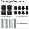 image10L0L Complete Rear Leaf Spring Bushing Sleeves Kit for EZGO RXV 2008up Electric ampamp Gas Golf Cart Replace OEM 620160 620161 624030