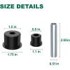 image10L0L Complete Rear Leaf Spring Bushing Sleeves Kit for EZGO RXV 2008up Electric ampamp Gas Golf Cart Replace OEM 620160 620161 624030