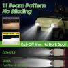 image10L0L Deluxe Golf Cart Light Kit for Club Car DS 12V60V Full Headlight Taillight Kit with RGB Daytime Running Lamp Low High Beam Turn Signal Horn Brake Pad Hazard BlinkerFor Club Car DS  Basics