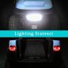 image10L0L Deluxe Golf Cart Light Kit for Club Car Precedent 20042019 12V Street Legal Light Kit with Headlight Taillight Turn Signals Switch Horn Brake Pad Hazard Lighting Function